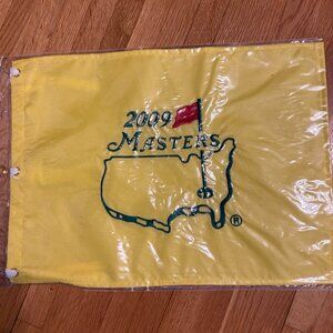 MASTERS TOURNAMENT 2009 Augusta PGA - Embroidered Golf Pin Flag - NEW IN BAG!